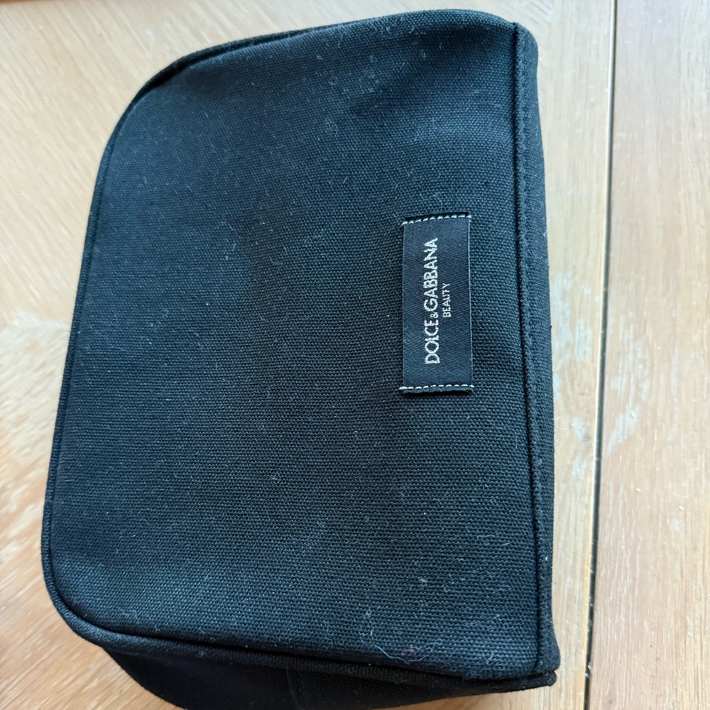 Dolce & Gabbana cosmetic case toiletry bag black